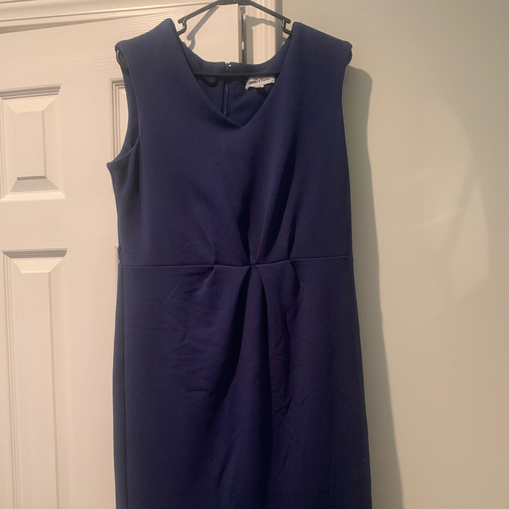 Dark blue dress